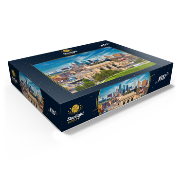 Skyline of Kansas City, Missouri, USA 1000 Jigsaw Puzzle box view1