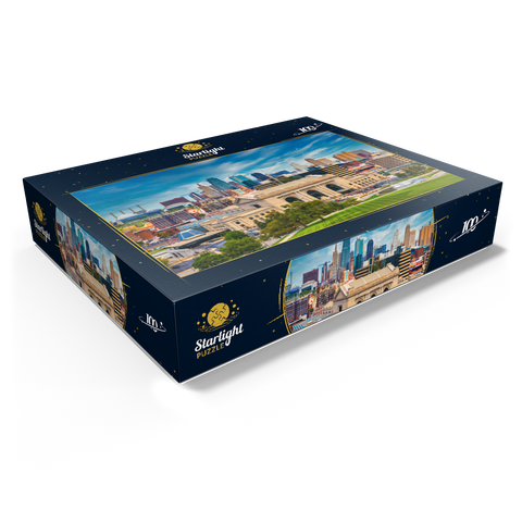 Skyline of Kansas City, Missouri, USA 100 Jigsaw Puzzle box view1
