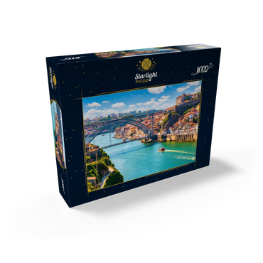 Picturesque colorful view of the old town of Porto, Portugal 1000 Jigsaw Puzzle box view1