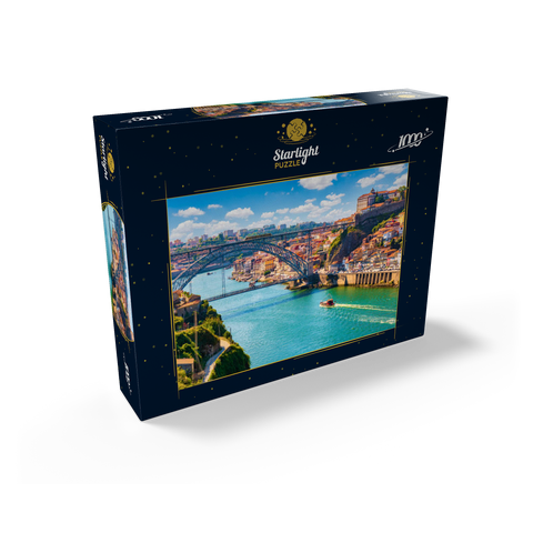 Picturesque colorful view of the old town of Porto, Portugal 1000 Jigsaw Puzzle box view1