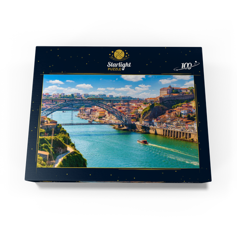 Picturesque colorful view of the old town of Porto, Portugal 100 Jigsaw Puzzle box view1