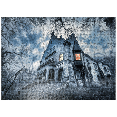 puzzleplate Lost Places - Old enchanted abandoned house 500 Jigsaw Puzzle