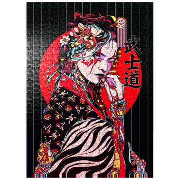 puzzleplate Geisha woman - Japan character 500 Jigsaw Puzzle