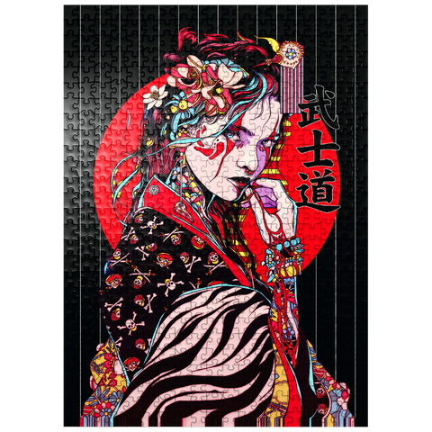 puzzleplate Geisha woman - Japan character 500 Jigsaw Puzzle