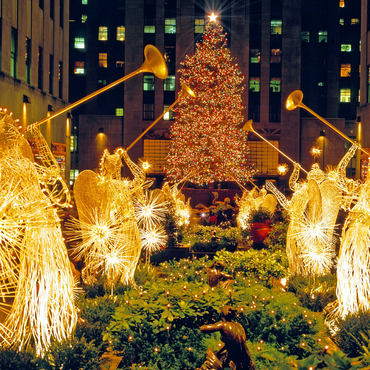 Rockefeller Center at Christmas time, New York City, New York, USA 1000 Jigsaw Puzzle 3D Modell