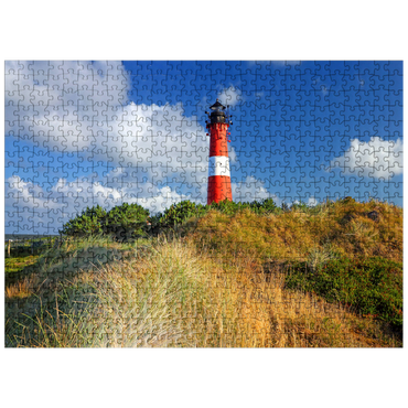 puzzleplate Hörnum lighthouse, Sylt island, Schleswig-Holstein, Germany 500 Jigsaw Puzzle