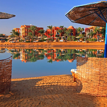 Lagoon beach near Hurghada, Red Sea, Egypt 100 Jigsaw Puzzle 3D Modell