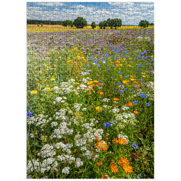 puzzleplate Summer flower meadow near Eichstätt 500 Jigsaw Puzzle