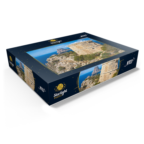 Torre de Savinar with view to the islands Es Vedranell and Es Vedra - Ibiza, 1000 Jigsaw Puzzle box view1