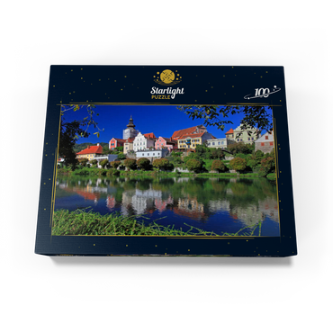 View over the river Mur to Frohnleiten, Styria, Austria 100 Jigsaw Puzzle box view1
