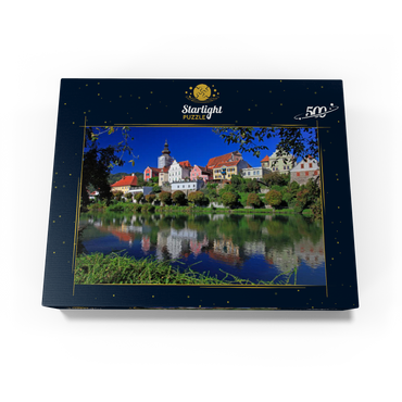 View over the river Mur to Frohnleiten, Styria, Austria 500 Jigsaw Puzzle box view1