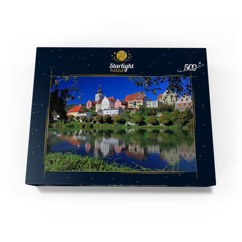 View over the river Mur to Frohnleiten, Styria, Austria 500 Jigsaw Puzzle box view1