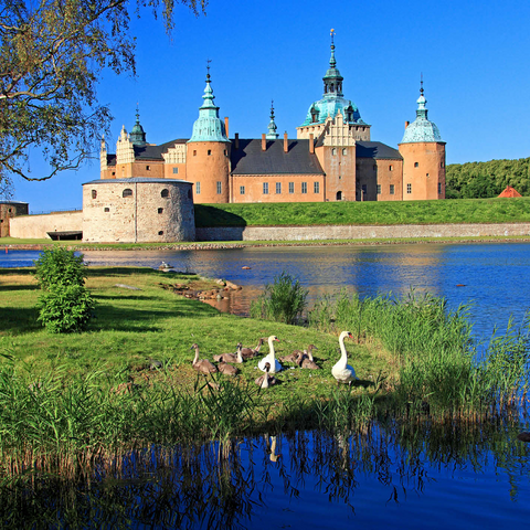 Kalmar Castle, Smaland, Sweden 1000 Jigsaw Puzzle 3D Modell