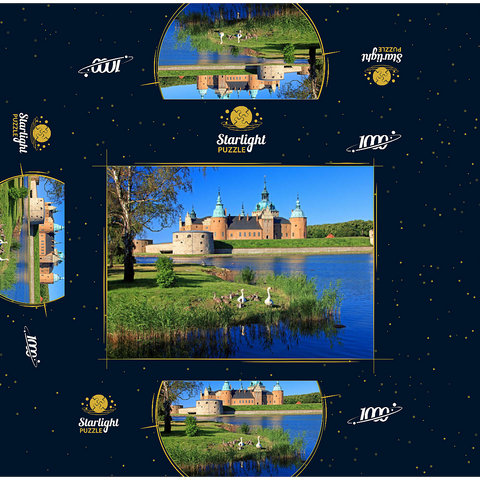 Kalmar Castle, Smaland, Sweden 1000 Jigsaw Puzzle box 3D Modell