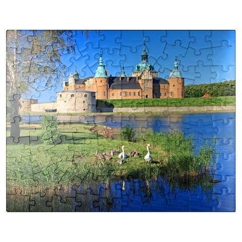 puzzleplate Kalmar Castle, Smaland, Sweden 100 Jigsaw Puzzle