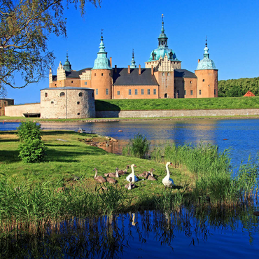 Kalmar Castle, Smaland, Sweden 100 Jigsaw Puzzle 3D Modell