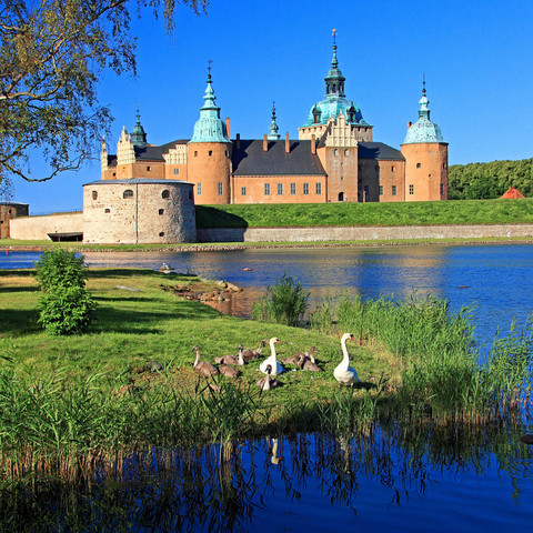 Kalmar Castle, Smaland, Sweden 500 Jigsaw Puzzle 3D Modell