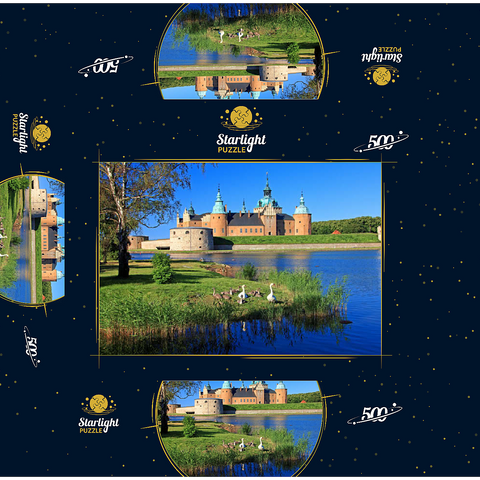 Kalmar Castle, Smaland, Sweden 500 Jigsaw Puzzle box 3D Modell