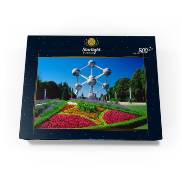 Atomium in Laeken district, built for the 1958 World's Fair - Brussels, Belgium 500 Jigsaw Puzzle box view1