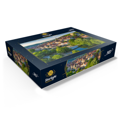 View of the old town on the Kocher 500 Jigsaw Puzzle box view1