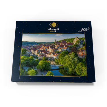 View of the old town on the Kocher 500 Jigsaw Puzzle box view1