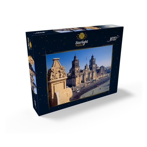 Cathedral at the Zocalo in the historic center of Mexico City 1000 Jigsaw Puzzle box view1