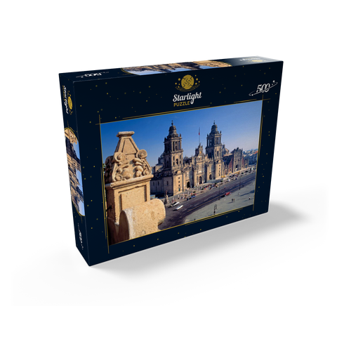 Cathedral at the Zocalo in the historic center of Mexico City 500 Jigsaw Puzzle box view1