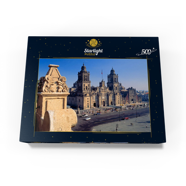Cathedral at the Zocalo in the historic center of Mexico City 500 Jigsaw Puzzle box view1