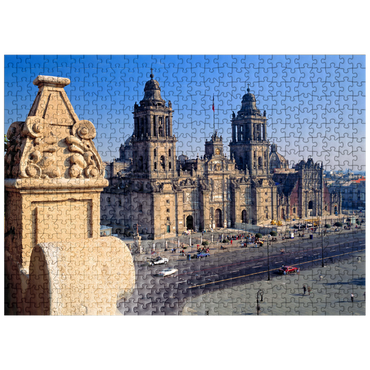 puzzleplate Cathedral at the Zocalo in the historic center of Mexico City 500 Jigsaw Puzzle