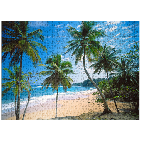puzzleplate Playa Grande, Rio San Juan, Maria Trinidad Sanchez, Dominican Republic 500 Jigsaw Puzzle