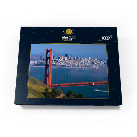 Golden Gate Bridge in front of San Francisco, California, USA 1000 Jigsaw Puzzle box view1
