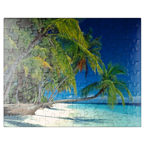 puzzleplate Vacation paradise, Maldives 100 Jigsaw Puzzle