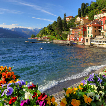 Varenna on Lake Como, Province of Lecco, Lombardy, Italy 100 Jigsaw Puzzle 3D Modell