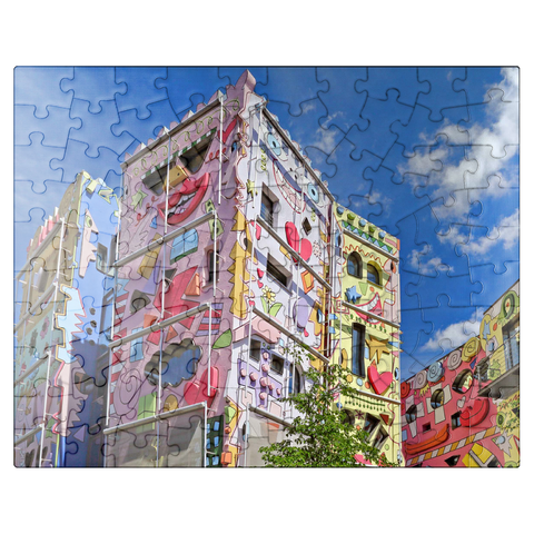 puzzleplate Happy Rizzi House am Magniviertel, Braunschweig, Lower Saxony, Germany 100 Jigsaw Puzzle