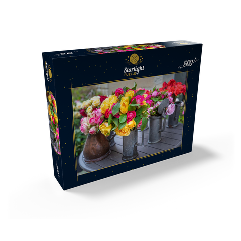 Roses at the rose market 500 Jigsaw Puzzle box view1