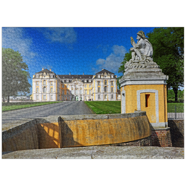 puzzleplate Augustusburg Castle in Brühl between Cologne and Bonn, Germany 1000 Jigsaw Puzzle