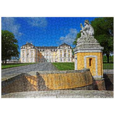 puzzleplate Augustusburg Castle in Brühl between Cologne and Bonn, Germany 500 Jigsaw Puzzle
