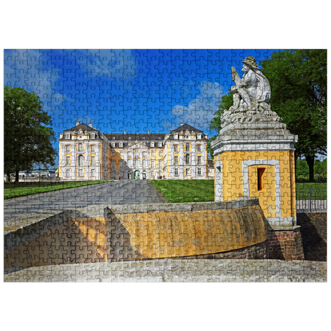 puzzleplate Augustusburg Castle in Brühl between Cologne and Bonn, Germany 500 Jigsaw Puzzle