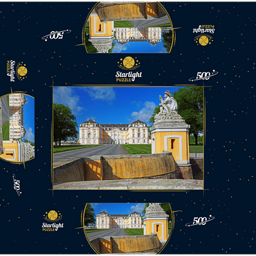 Augustusburg Castle in Brühl between Cologne and Bonn, Germany 500 Jigsaw Puzzle box 3D Modell