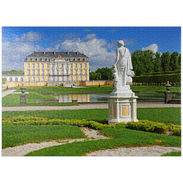 puzzleplate Augustusburg Castle Garden in Brühl between Cologne and Bonn, Germany 1000 Jigsaw Puzzle