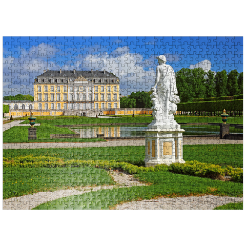 puzzleplate Augustusburg Castle Garden in Brühl between Cologne and Bonn, Germany 500 Jigsaw Puzzle