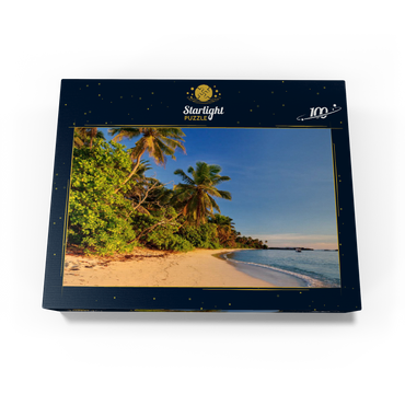 Beach Anse Forbans, East Coast, Mahe Island, Seychelles 100 Jigsaw Puzzle box view1