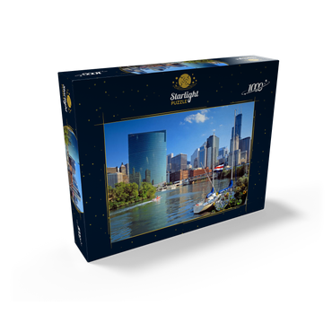 Chicago skyline, Illinois, USA 1000 Jigsaw Puzzle box view1