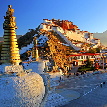 Potala Palace, winter residence of the Dalai Lama, Lhasa, Tibet, China 1000 Jigsaw Puzzle 3D Modell