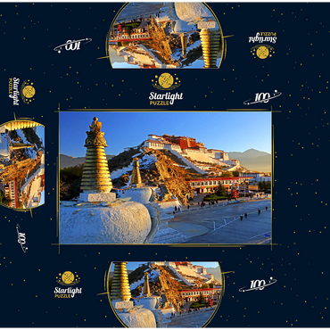 Potala Palace, winter residence of the Dalai Lama, Lhasa, Tibet, China 100 Jigsaw Puzzle box 3D Modell