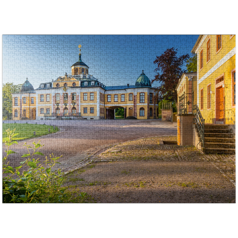 puzzleplate Belvedere Palace with the palace park 1000 Jigsaw Puzzle
