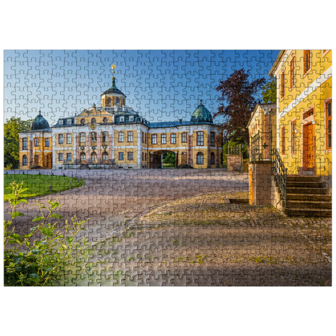 puzzleplate Belvedere Palace with the palace park 500 Jigsaw Puzzle