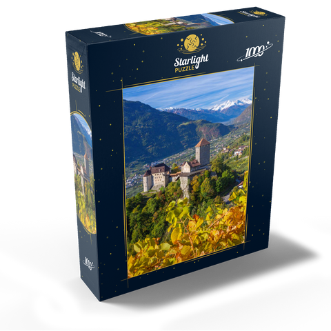 Castle Tyrol against Stelvio National Park, Dorf Tirol near Merano, Province of Bolzano, Trentino-Alto Adige 1000 Jigsaw Puzzle box view1