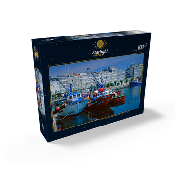 Gallery houses at the harbor 100 Jigsaw Puzzle box view1