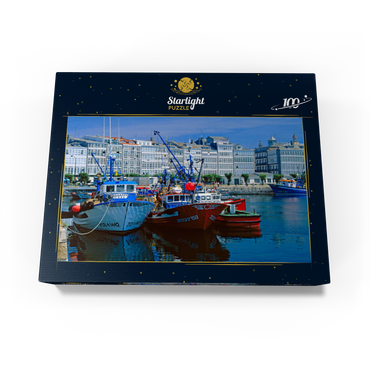 Gallery houses at the harbor 100 Jigsaw Puzzle box view1